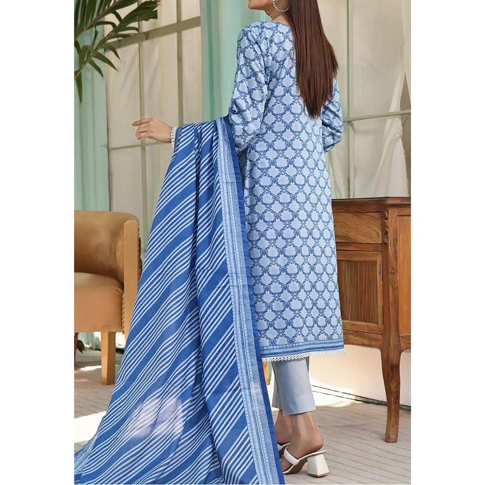 Vs Ayesha Alishba Printed Lawn Suit Unstitched 3Pcs - 193, Women, 3Pcs Shalwar Suit, VS Textile, Chase Value