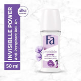 Fa Men 72H Invisible Power Refreshing Scent Roll-On Deodorant, For Men, 50ml, Body Roll On & Sticks, Fa, Chase Value