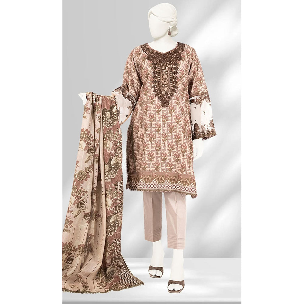 Panjnad By J. Lawn Embroidered 3 Piece Unstitched - 1287-A, Women, 3Pcs Shalwar Suit, Junaid Jamshed, Chase Value
