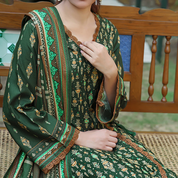 Monalisa Shimmery Printed Unstitched 3Pcs V1 - 2609, Women, 3Pcs Shalwar Suit, VS Textile, Chase Value