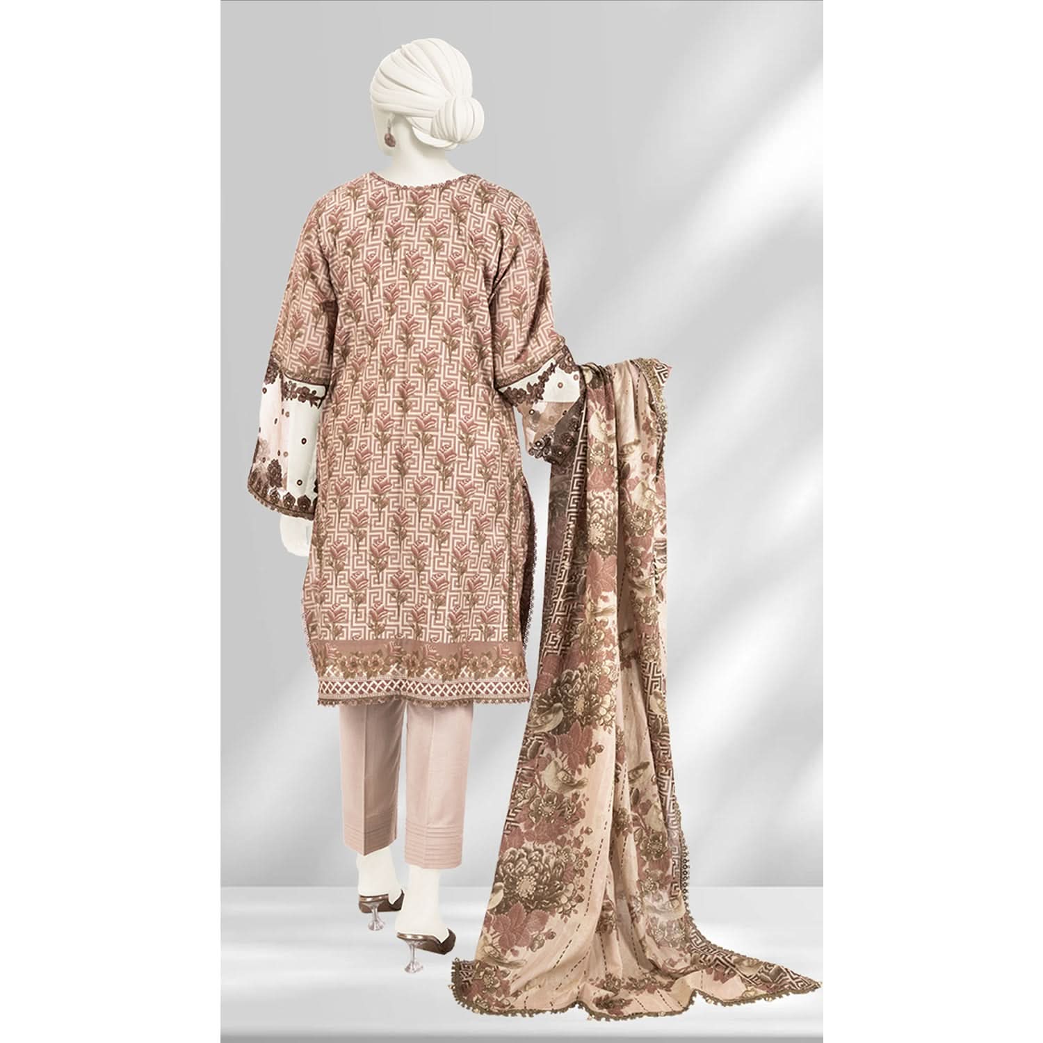 Panjnad By J. Lawn Embroidered 3 Piece Unstitched - 1287-A, Women, 3Pcs Shalwar Suit, Junaid Jamshed, Chase Value