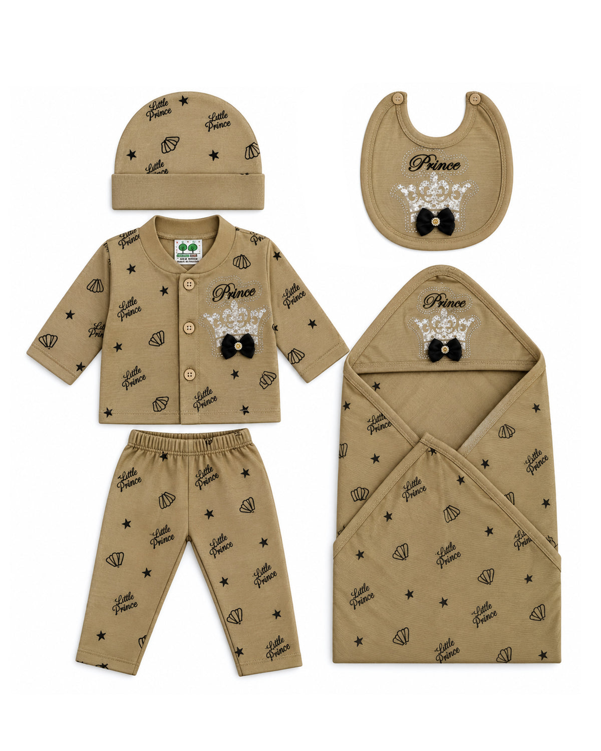 Newborn Baby Gift Set - 5 Pcs Suit Set