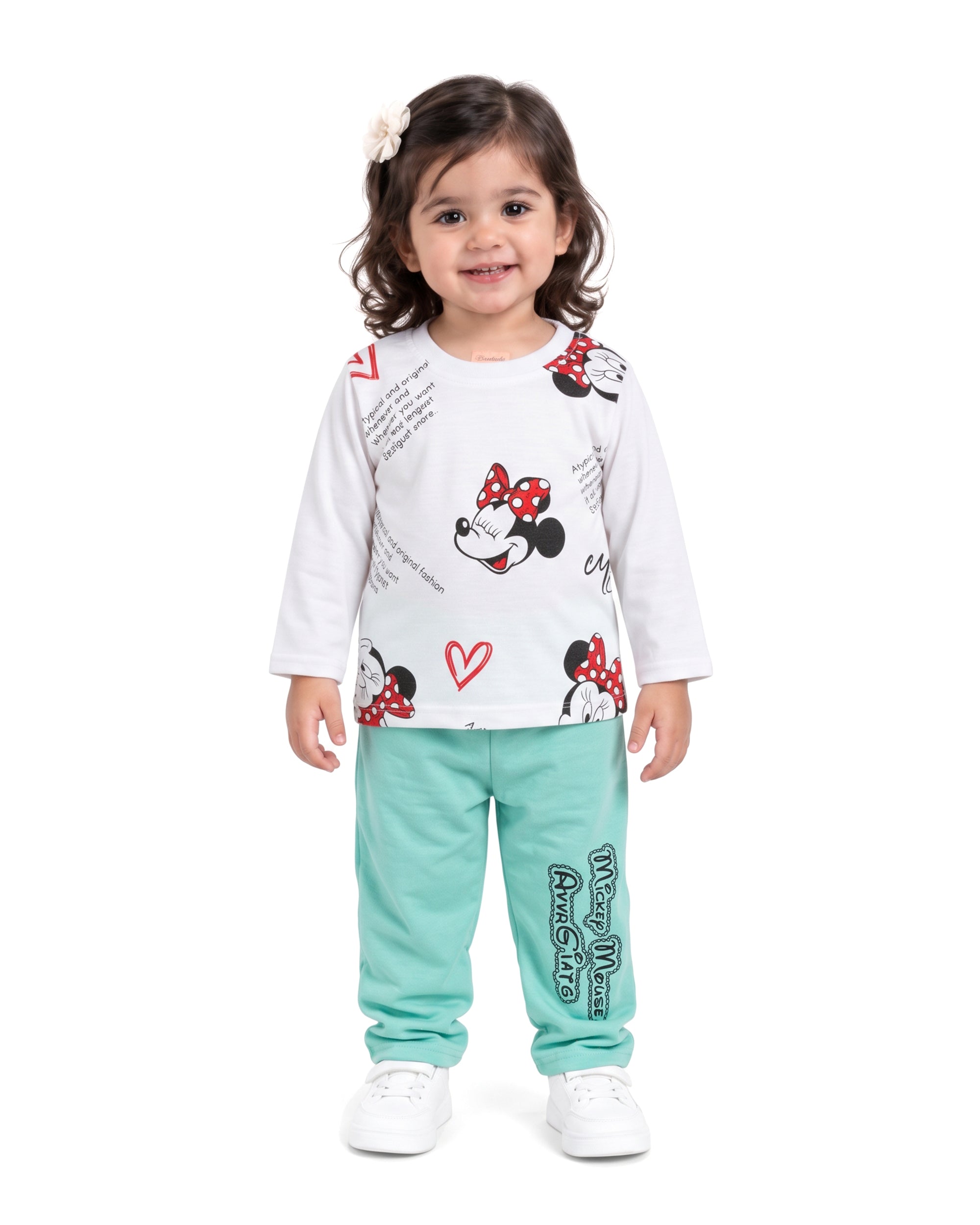 Valuables Girls Printed Full Sleeves Suit