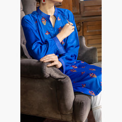 Eminent Women's Embroidered Cotail Unstitched Kurti