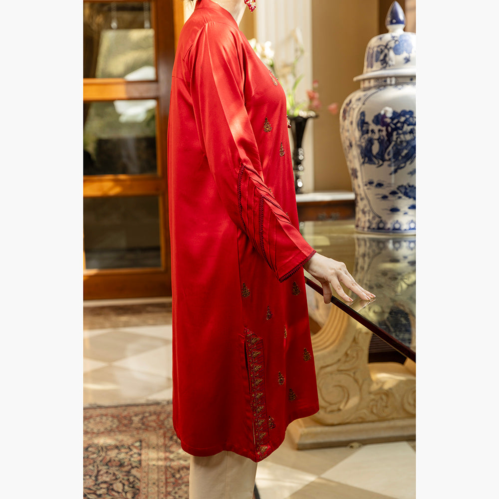 Eminent Women's Embroidered Cotail Unstitched Kurti, Women, Unstitched Kurti, Eminent, Chase Value