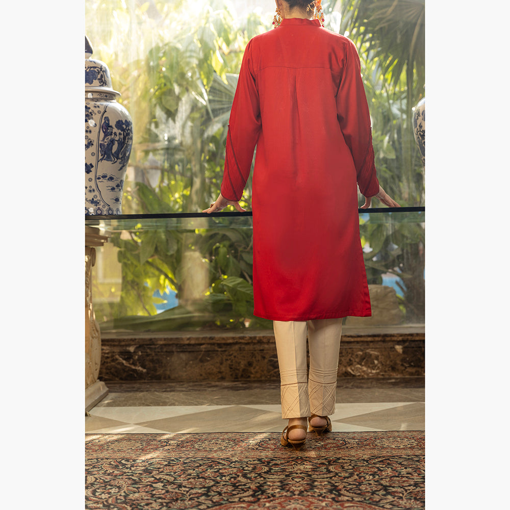 Eminent Women's Embroidered Cotail Unstitched Kurti, Women, Unstitched Kurti, Eminent, Chase Value