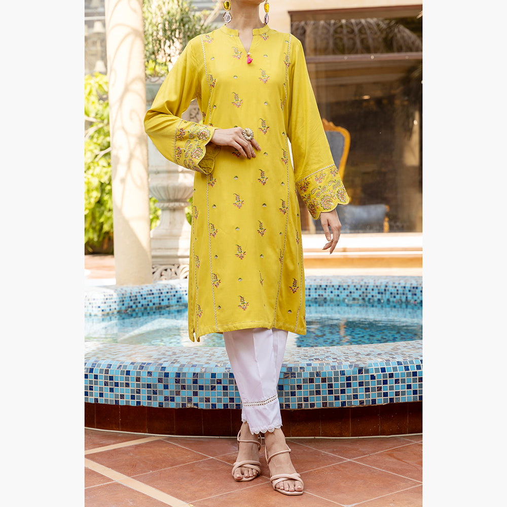Eminent Women's Embroidered Cotail Unstitched Kurti, Women, Unstitched Kurti, Eminent, Chase Value