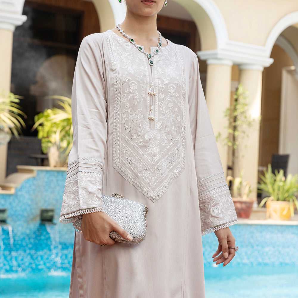 Eminent Women's Embroidered Cotail Unstitched Kurti, Women, Unstitched Kurti, Eminent, Chase Value