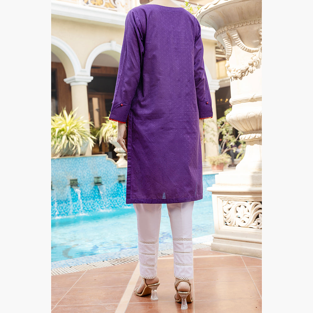 Eminent Embroidered Jacquard Kurti - 28, Women, Unstitched Kurti, Eminent, Chase Value