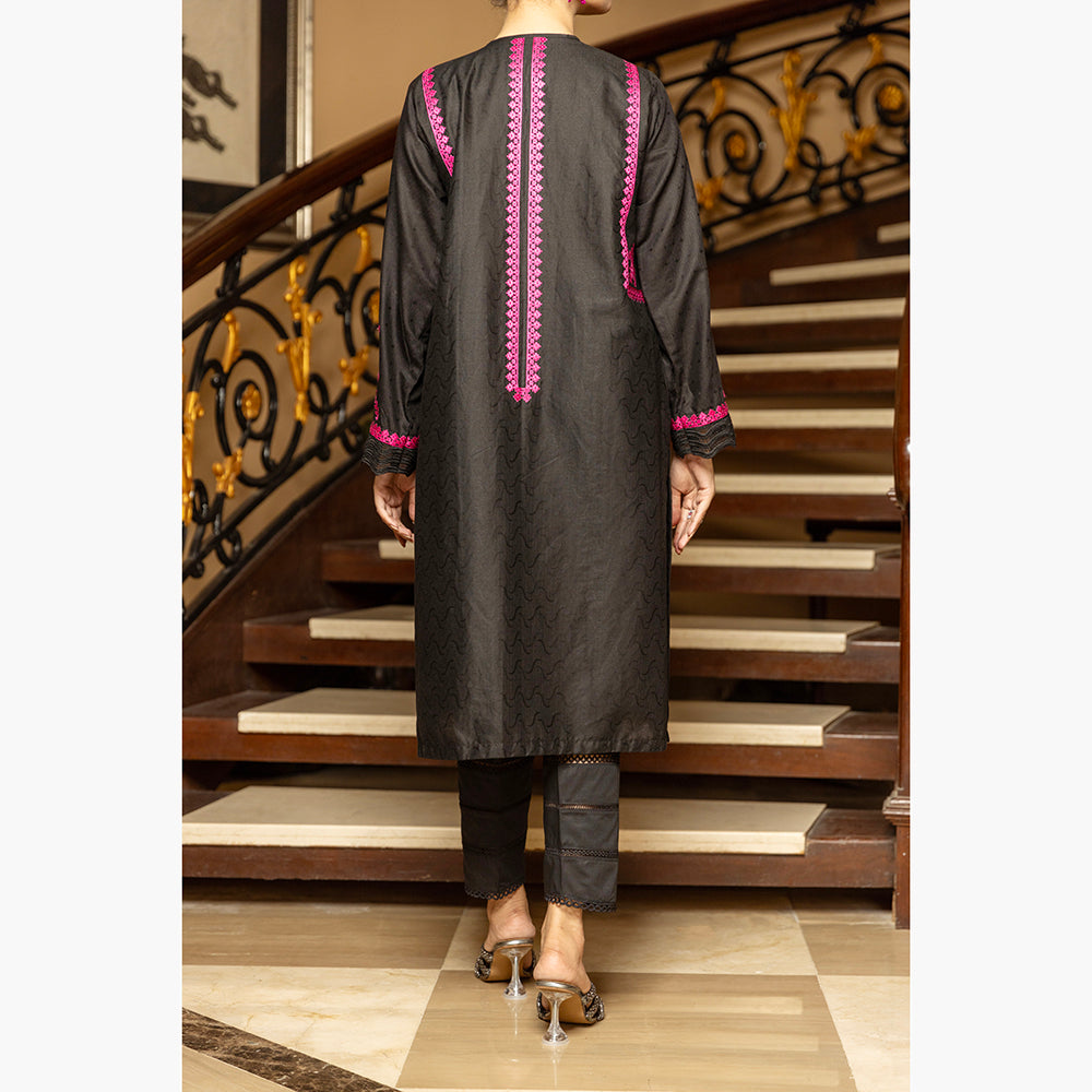 Eminent Embroidered Jacquard Kurti - 30, Women, Unstitched Kurti, Eminent, Chase Value