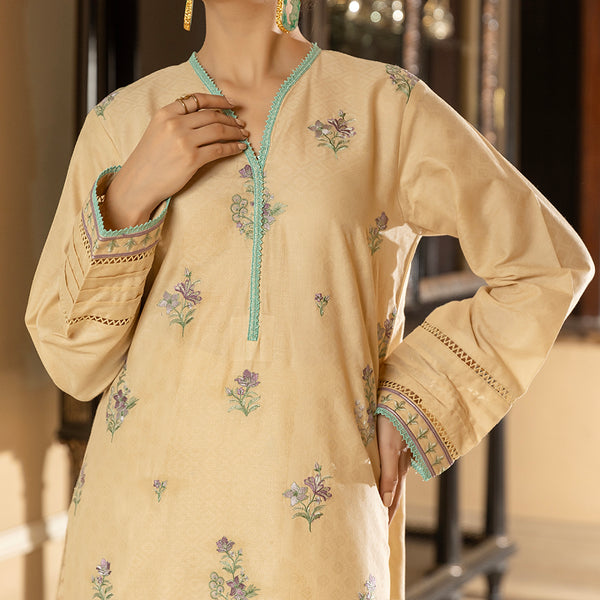 Eminent Embroidered Jacquard Unstitched 2Pcs Suit - 9, Women, 2Pcs Shalwar Suit, Eminent, Chase Value