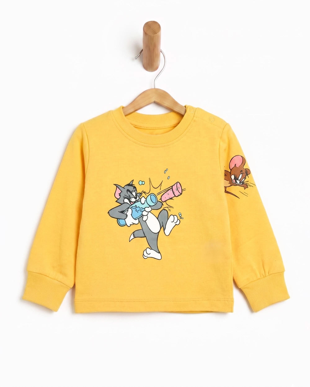 Eminent Newborn Boys Full Sleeves T-Shirt - Peach, Newborn Boys Shirts & T-Shirts, Eminent, Chase Value