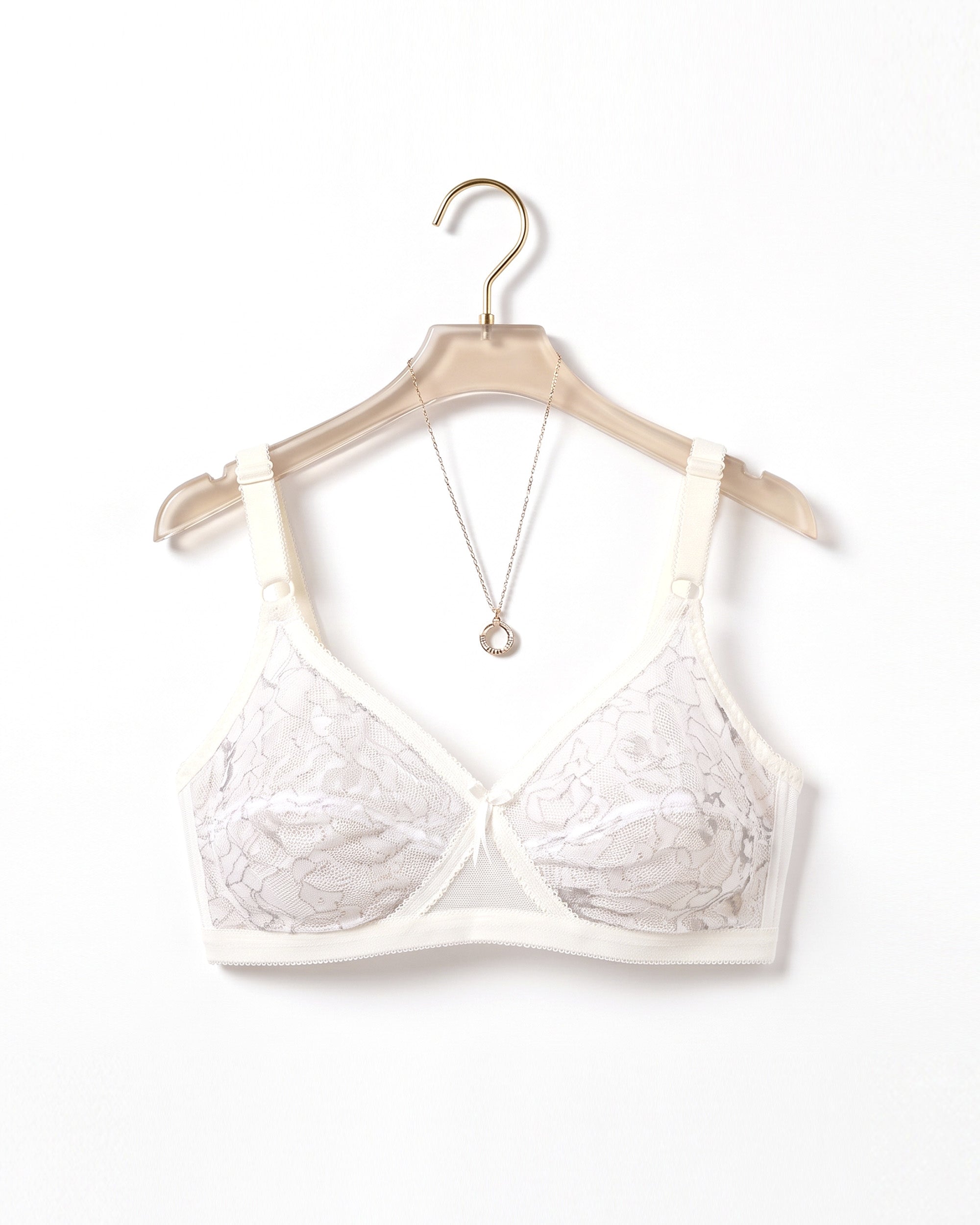 Bebelle - X-Over Trendy, Soft Lace Unpadded Crossover Bra