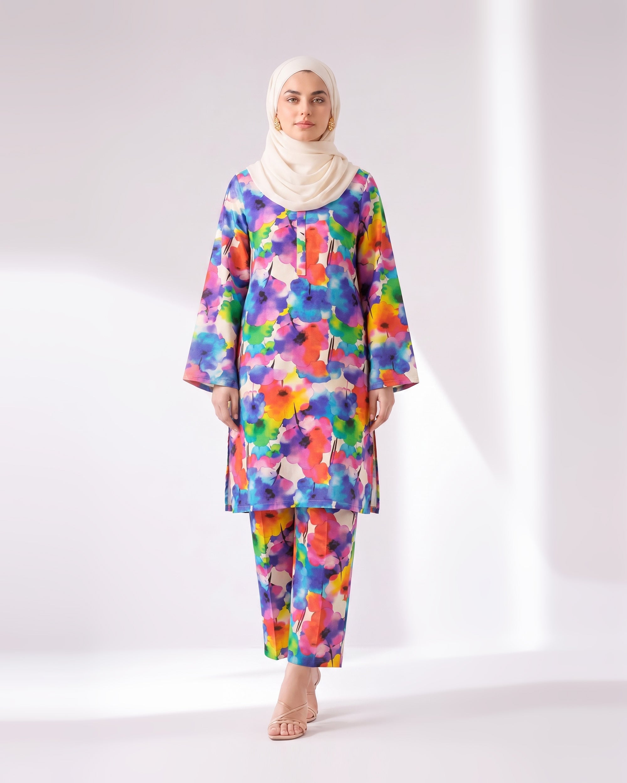 Valuables Women's Printed Unstitched 2 PC Suit