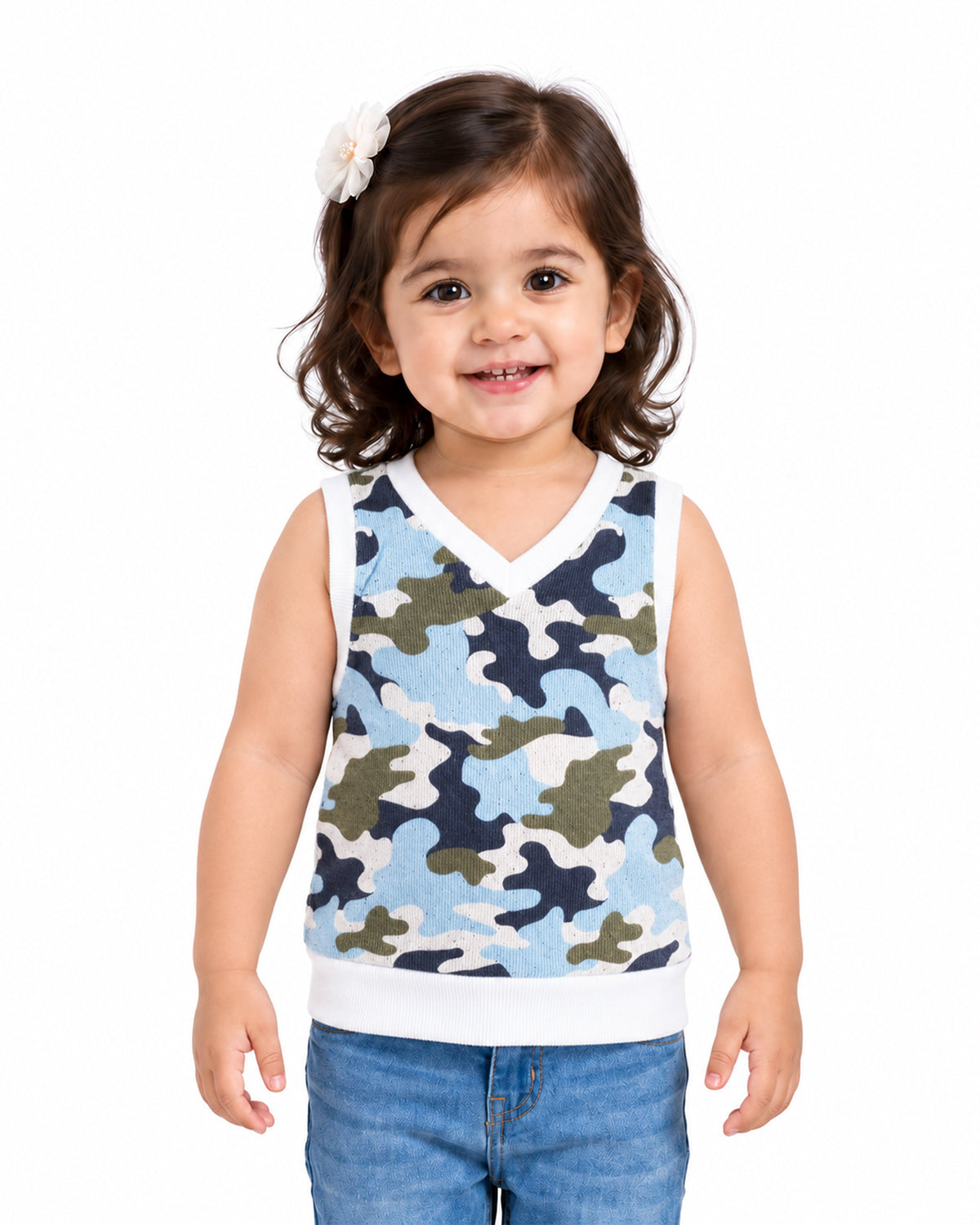 Girls Sleeveless Sweater, Girls Sweaters, Chase Value, Chase Value