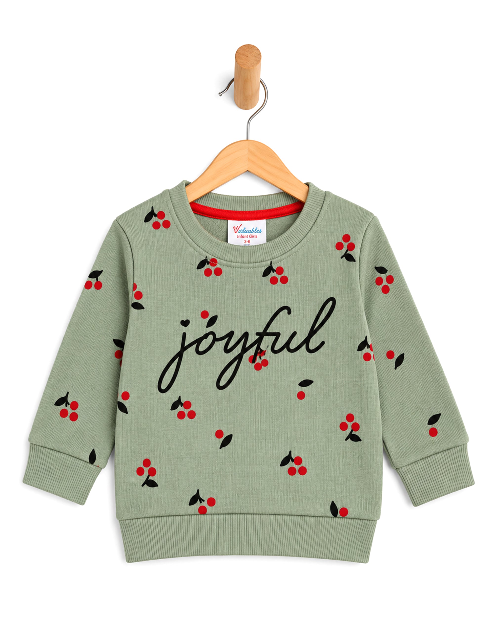 Valuables Newborn Girls Full Sleeves T-Shirt