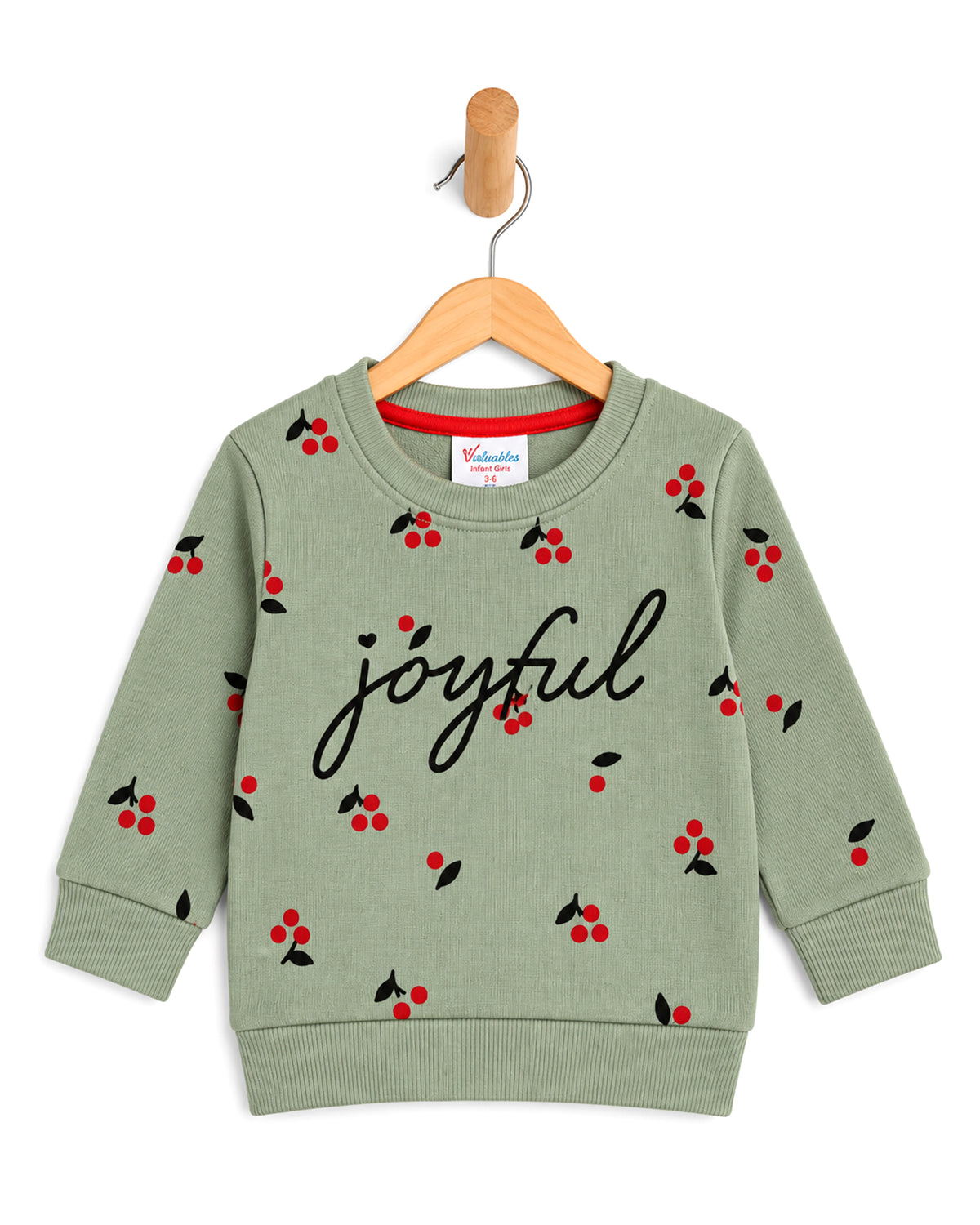 Valuables Newborn Girls Full Sleeves T-Shirt