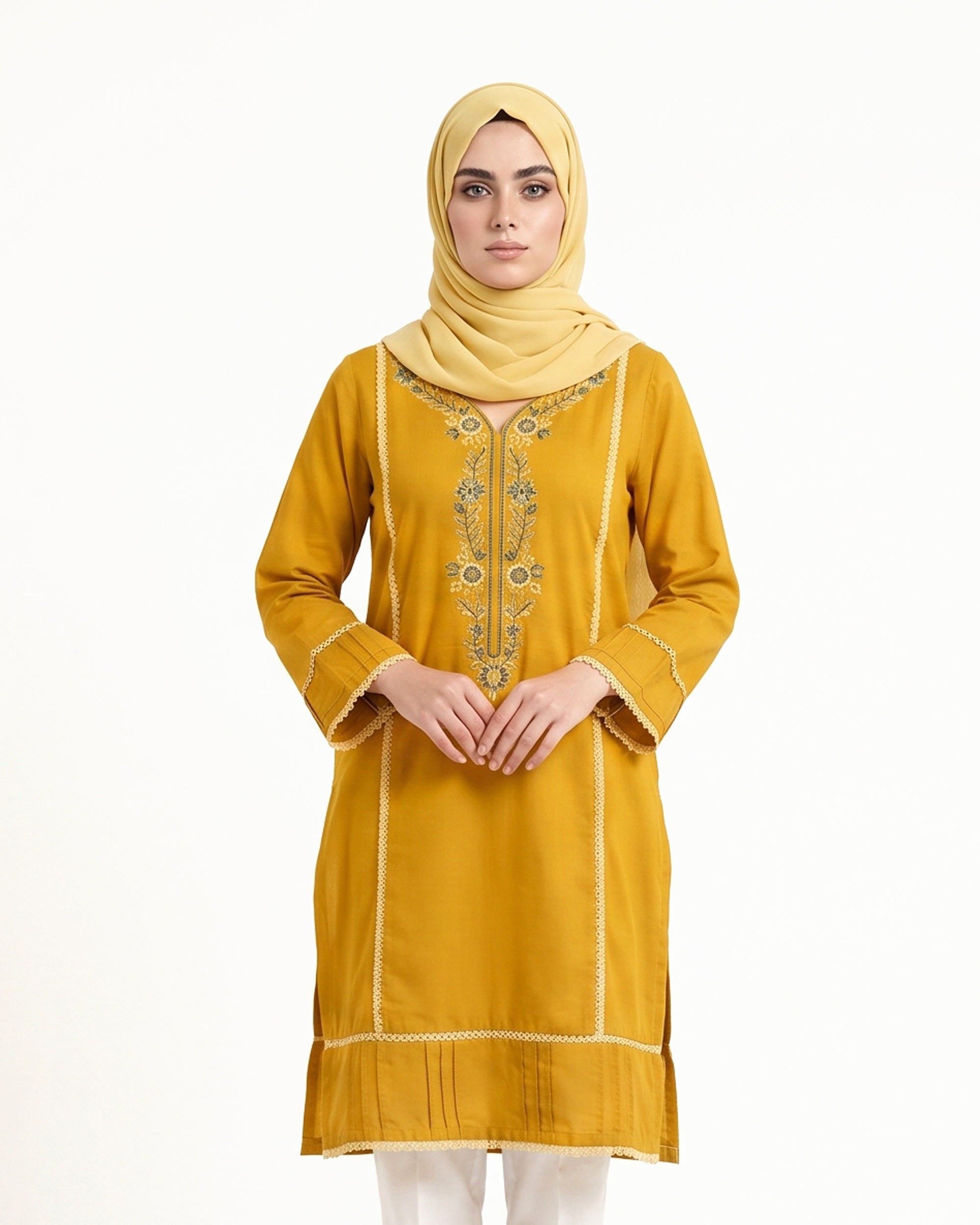 Valuables Women's Embroidered Kurti