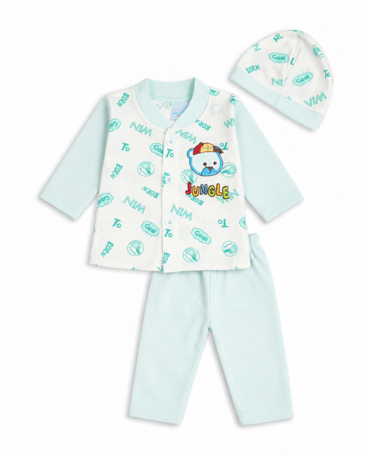 Newborn Boys Full Sleeves Suit