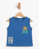 Eminent Newborn Boys Sando - Blue, Newborn Boys Shirts & T-Shirts, Eminent, Chase Value
