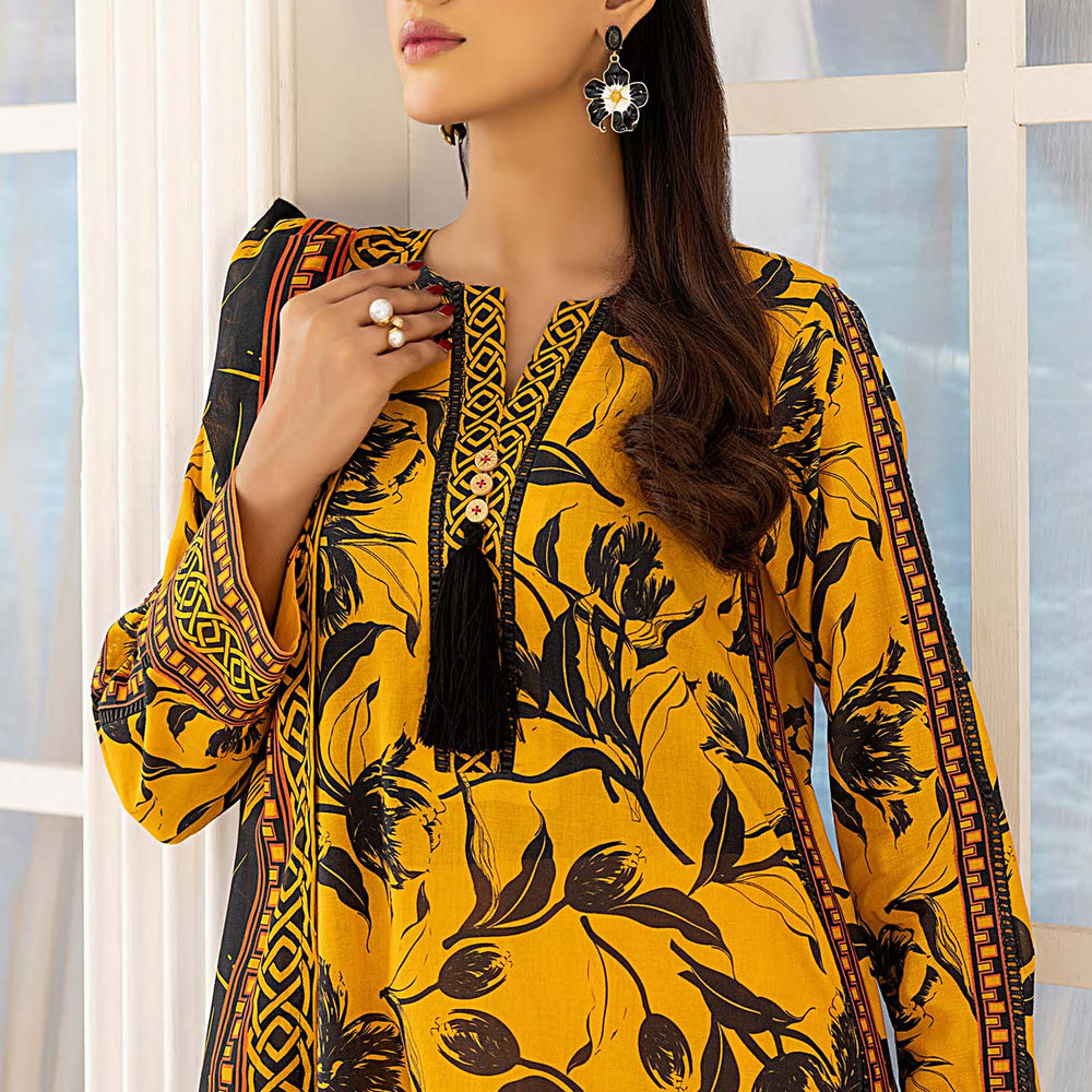 SANA & SARA ESHAAL By Salitex Lawn Printed Unstitched 3Pcs Suit - 61, Women, 3Pcs Shalwar Suit, Salitex, Chase Value