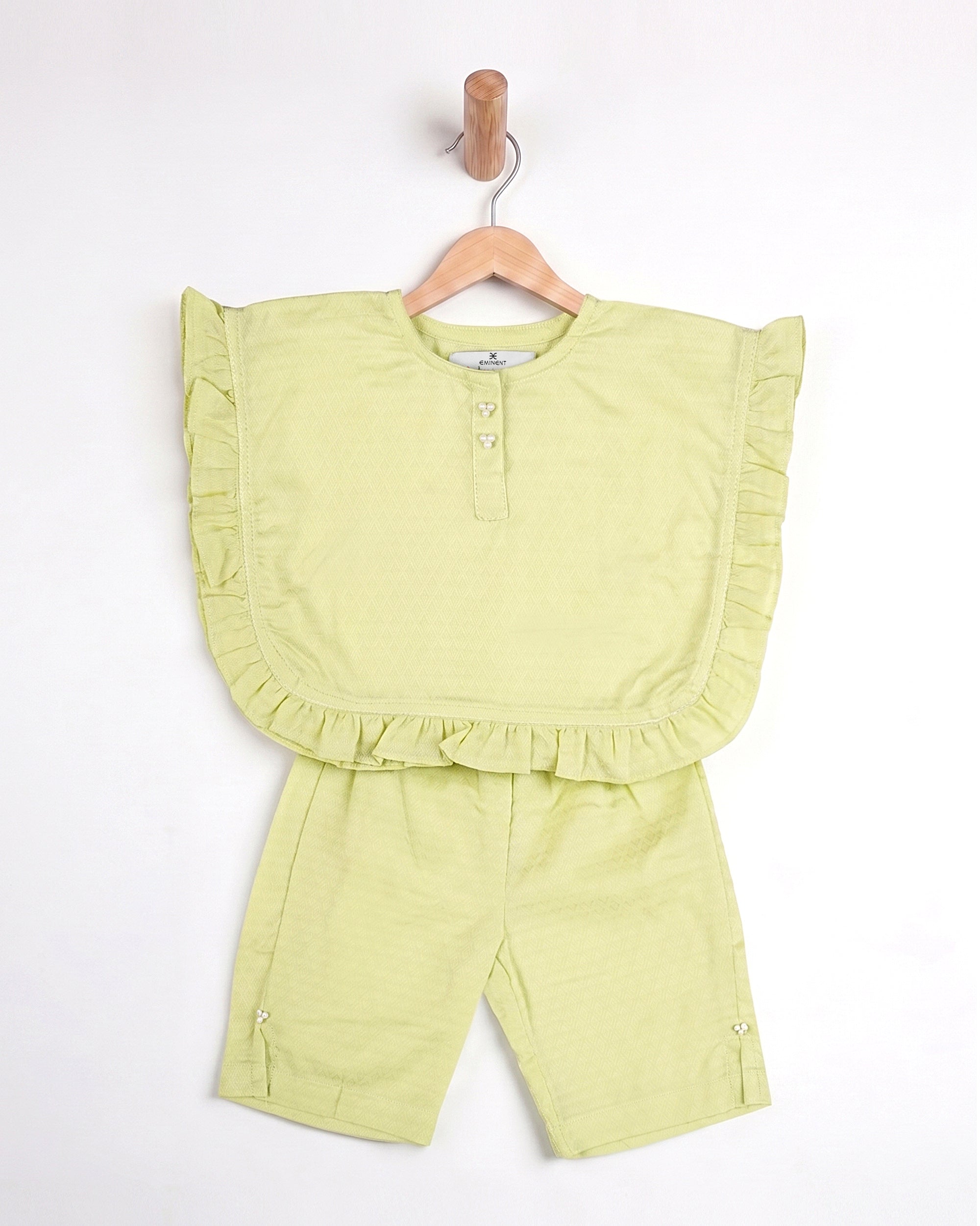 Eminent Newborn Girls' Plain Fusion 2Pc Suit