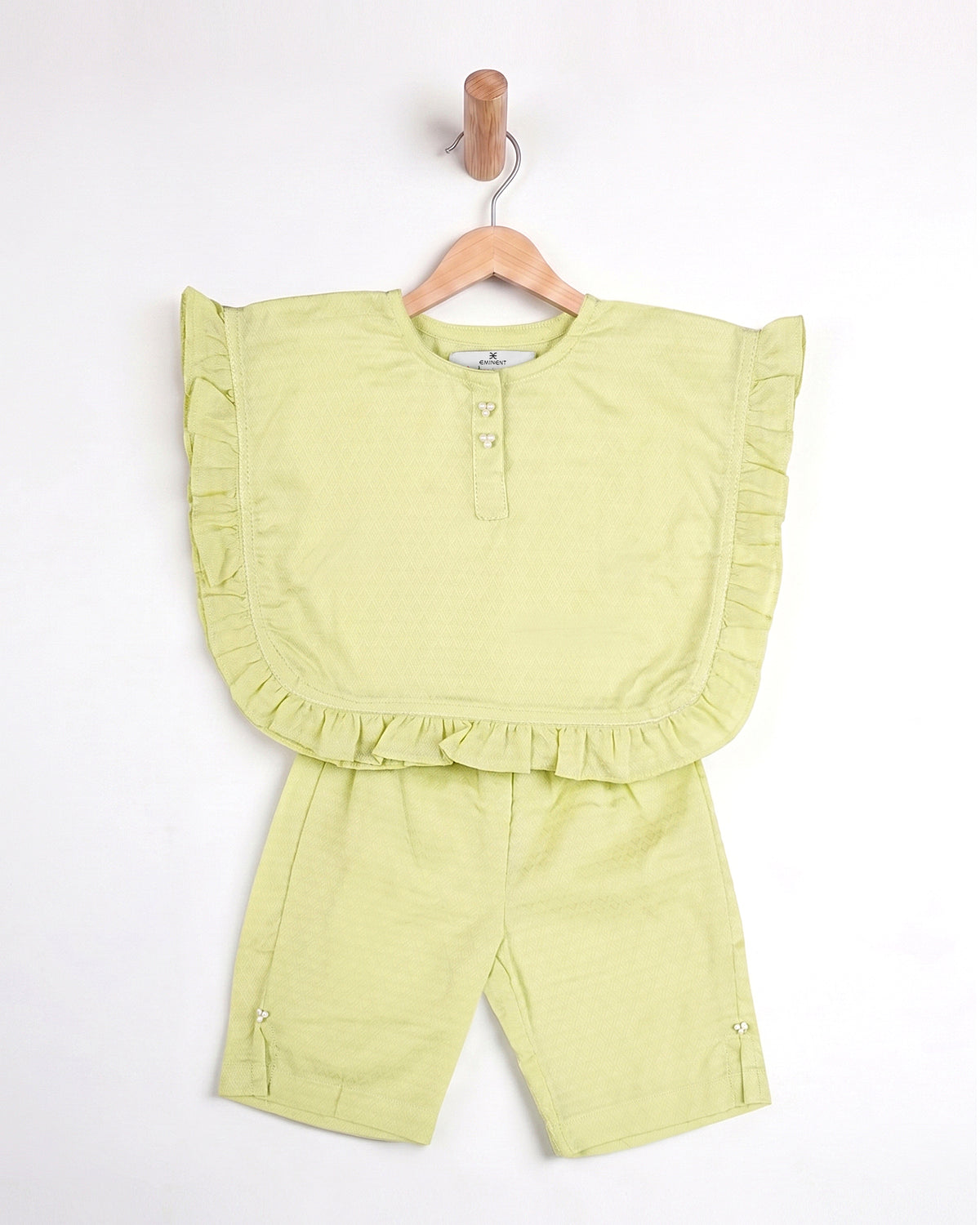Eminent Newborn Girls' Plain Fusion 2Pc Suit