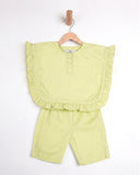 Eminent Newborn Girls' Plain Fusion 2Pc Suit