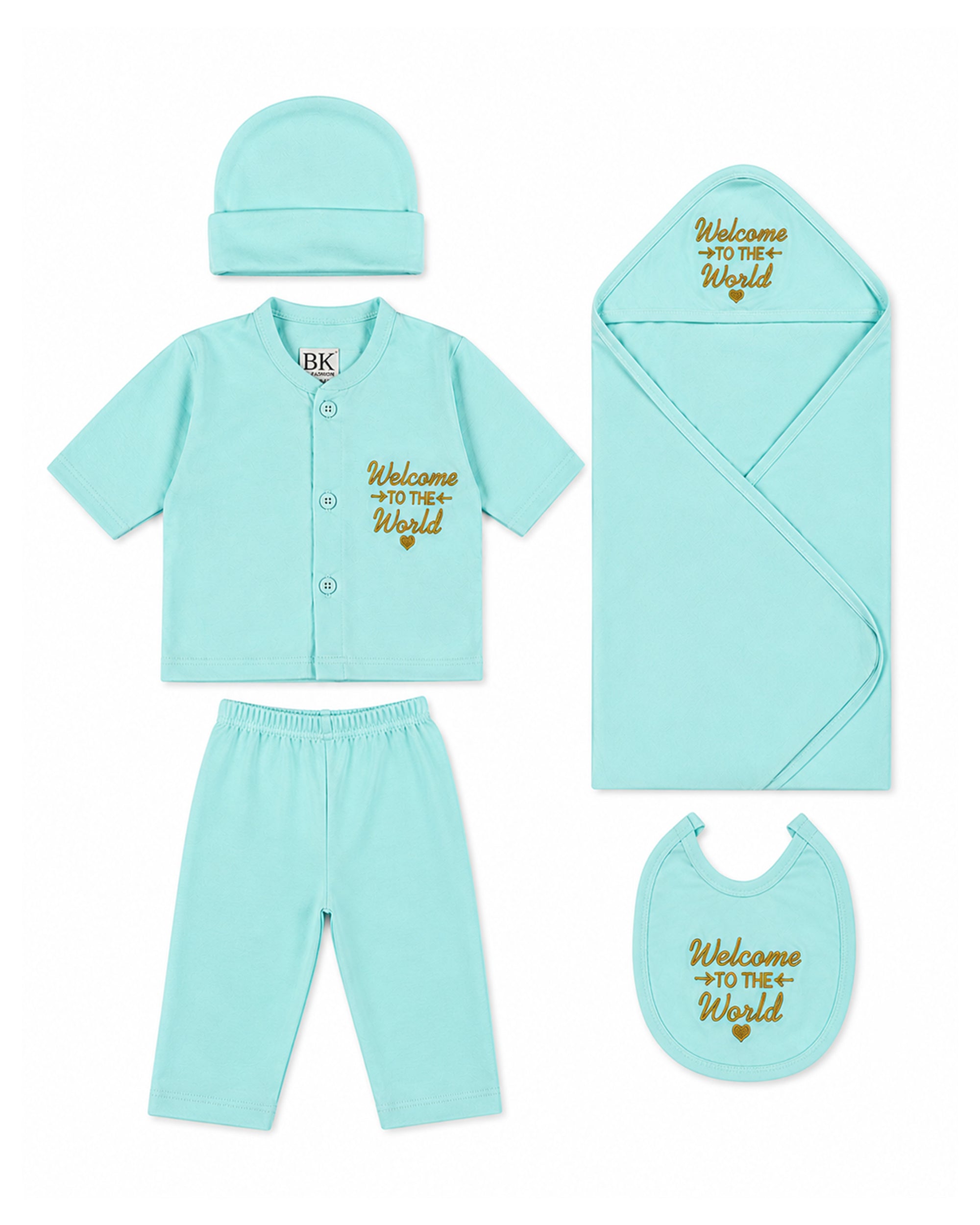 Newborn Unisex Gift Set - 5 Pcs