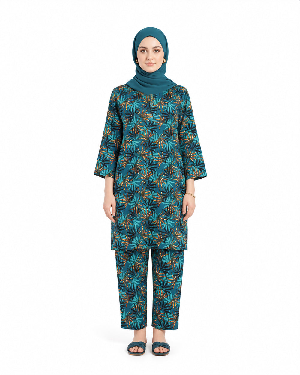 Women's Printed 2 Pc Suit