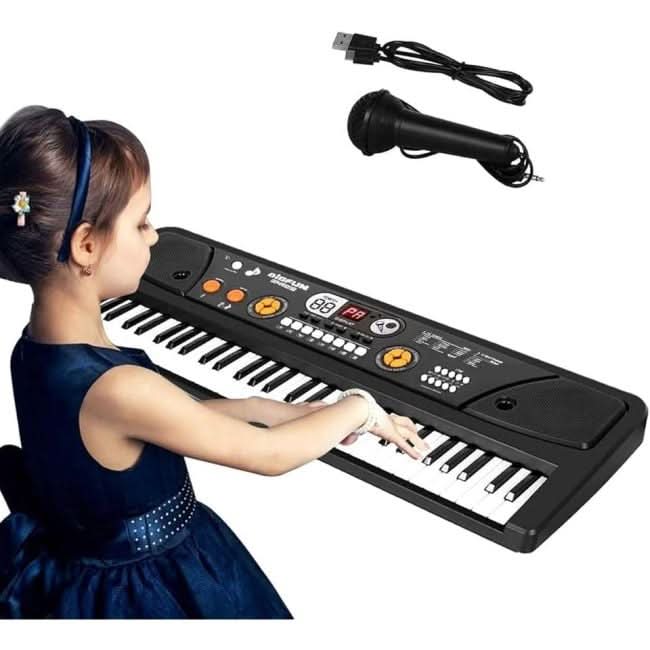 61 Keys BigFun Electronic Keyboard Piano With Mic, Musical Toys, Chase Value, Chase Value