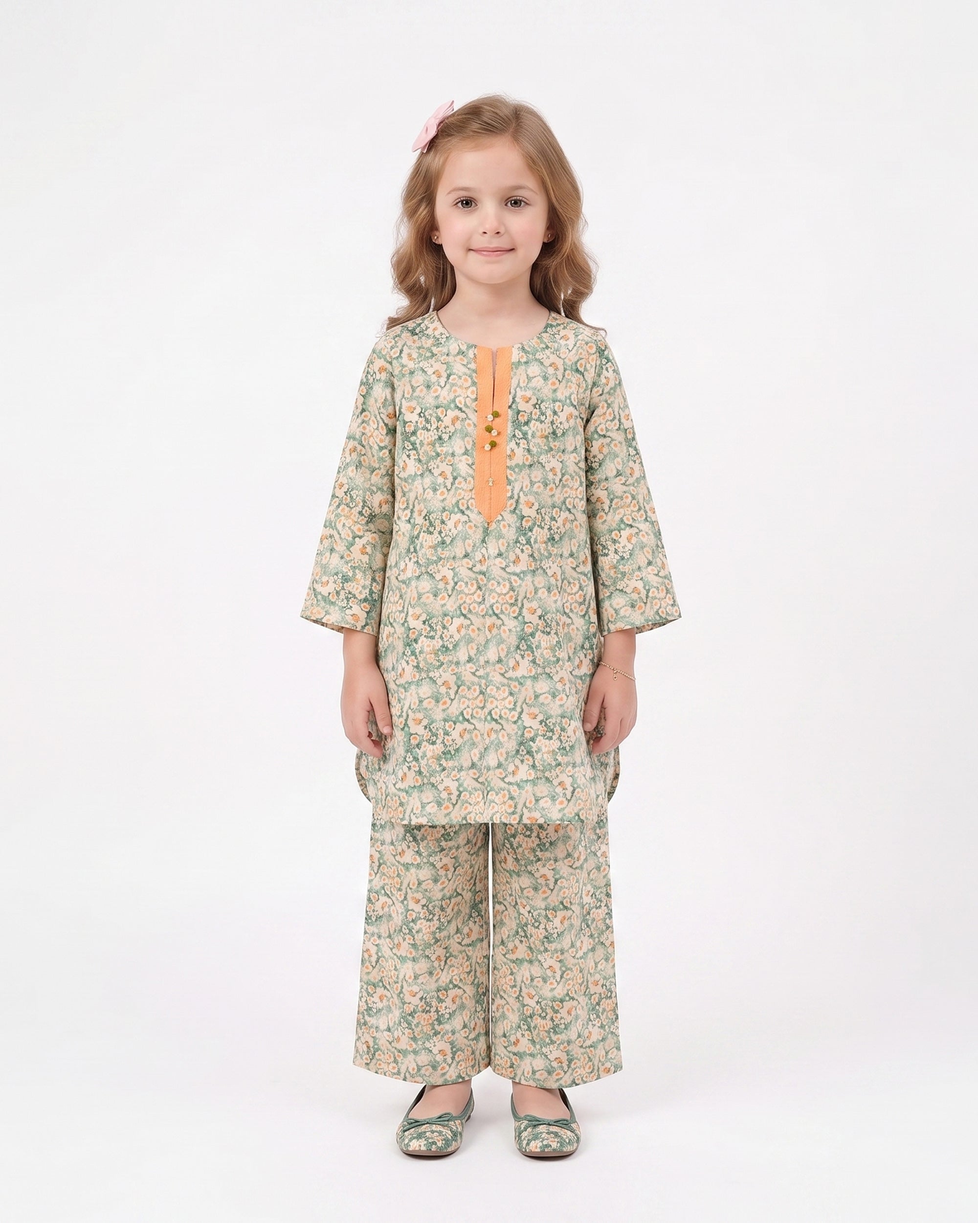 Eminent Girls' Fusion Printed 2Pc Suit