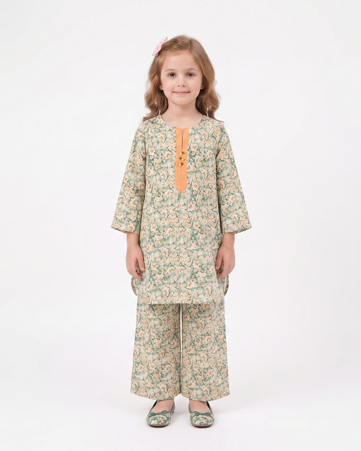 Eminent Girls' Fusion Printed 2Pc Suit