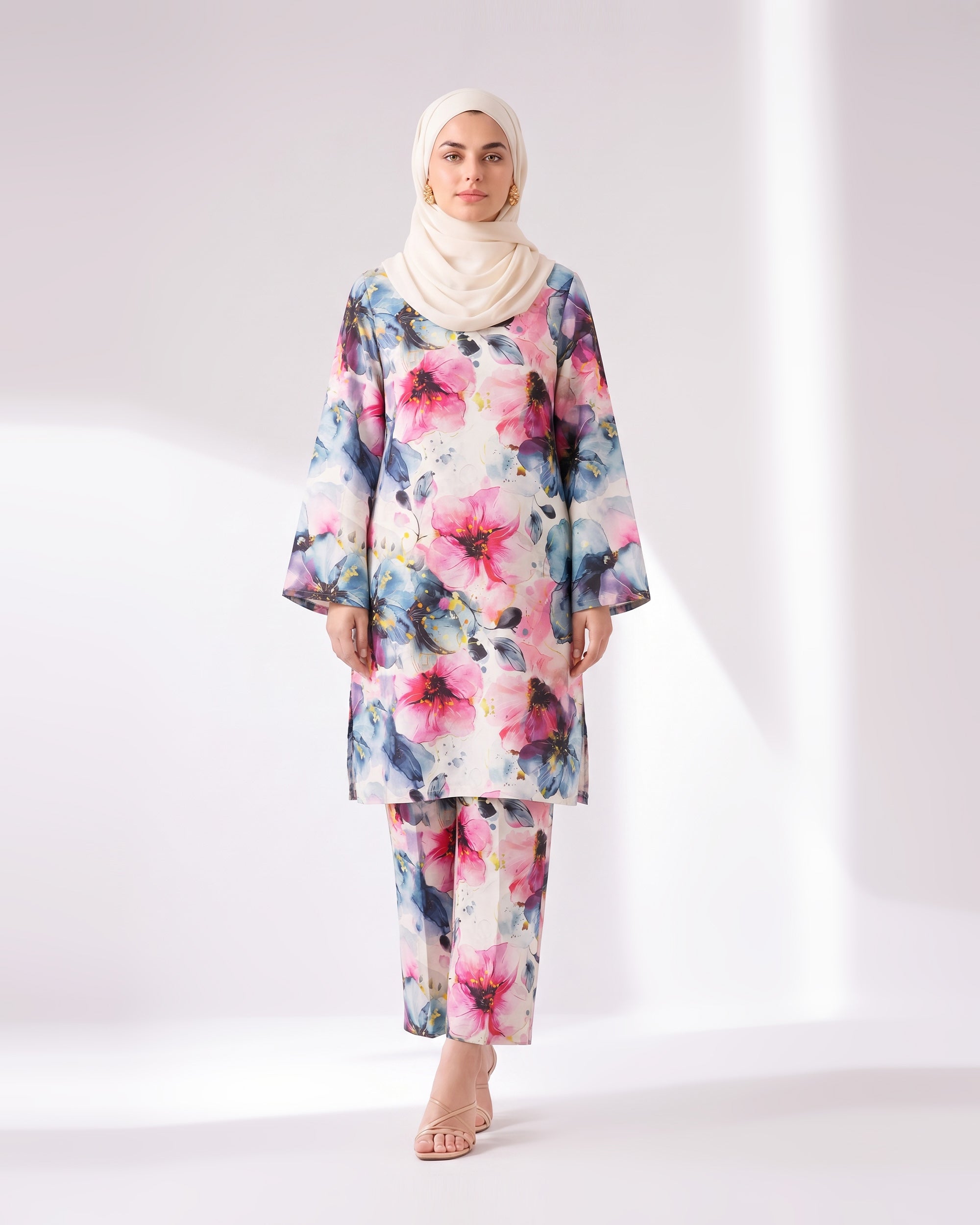 Valuables Women's Printed Unstitched 2 PC Suit