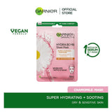 Garnier Skin Active Hydra Bomb Tissue Mask, For Dry Or Sensitive Skin, 32g, Face Washes, Garnier, Chase Value