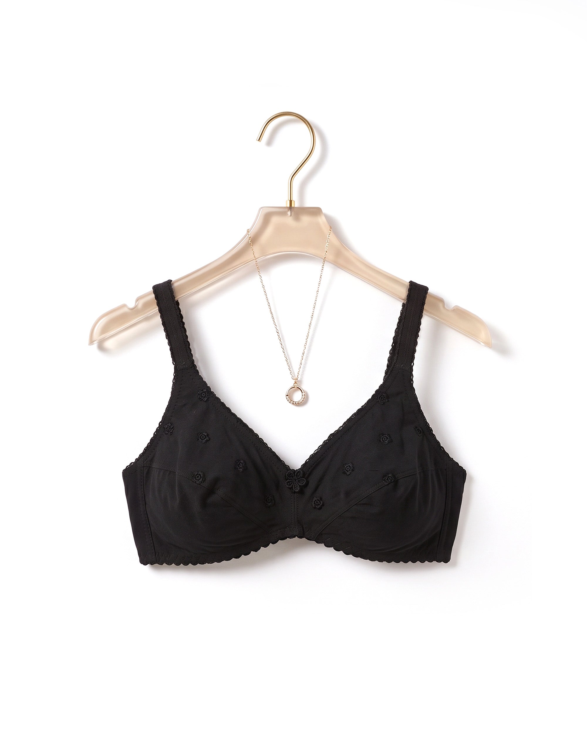 Bebelle - Tulips, Soft Lace Unpadded Cotton Bra