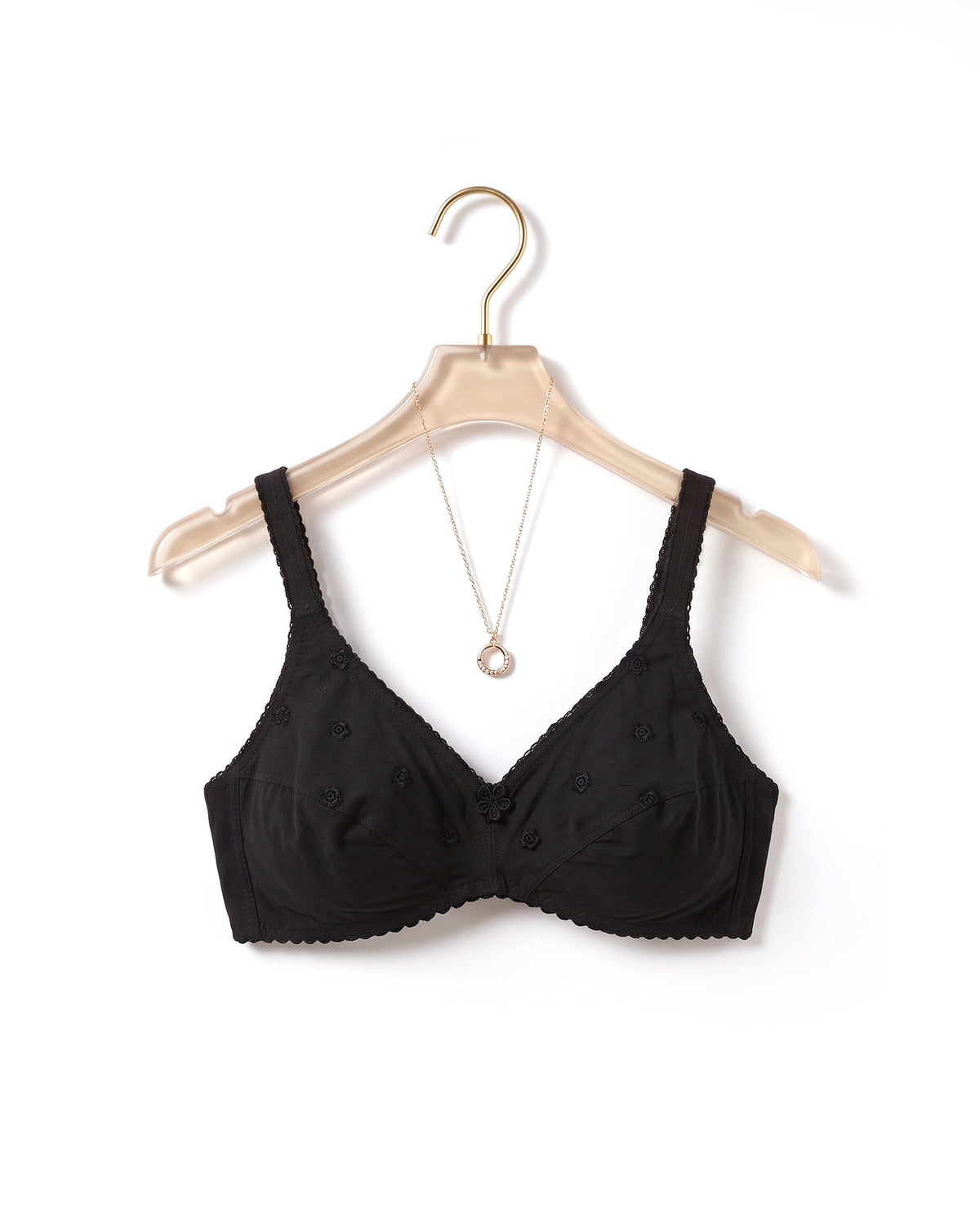 Bebelle - Tulips, Soft Lace Unpadded Cotton Bra