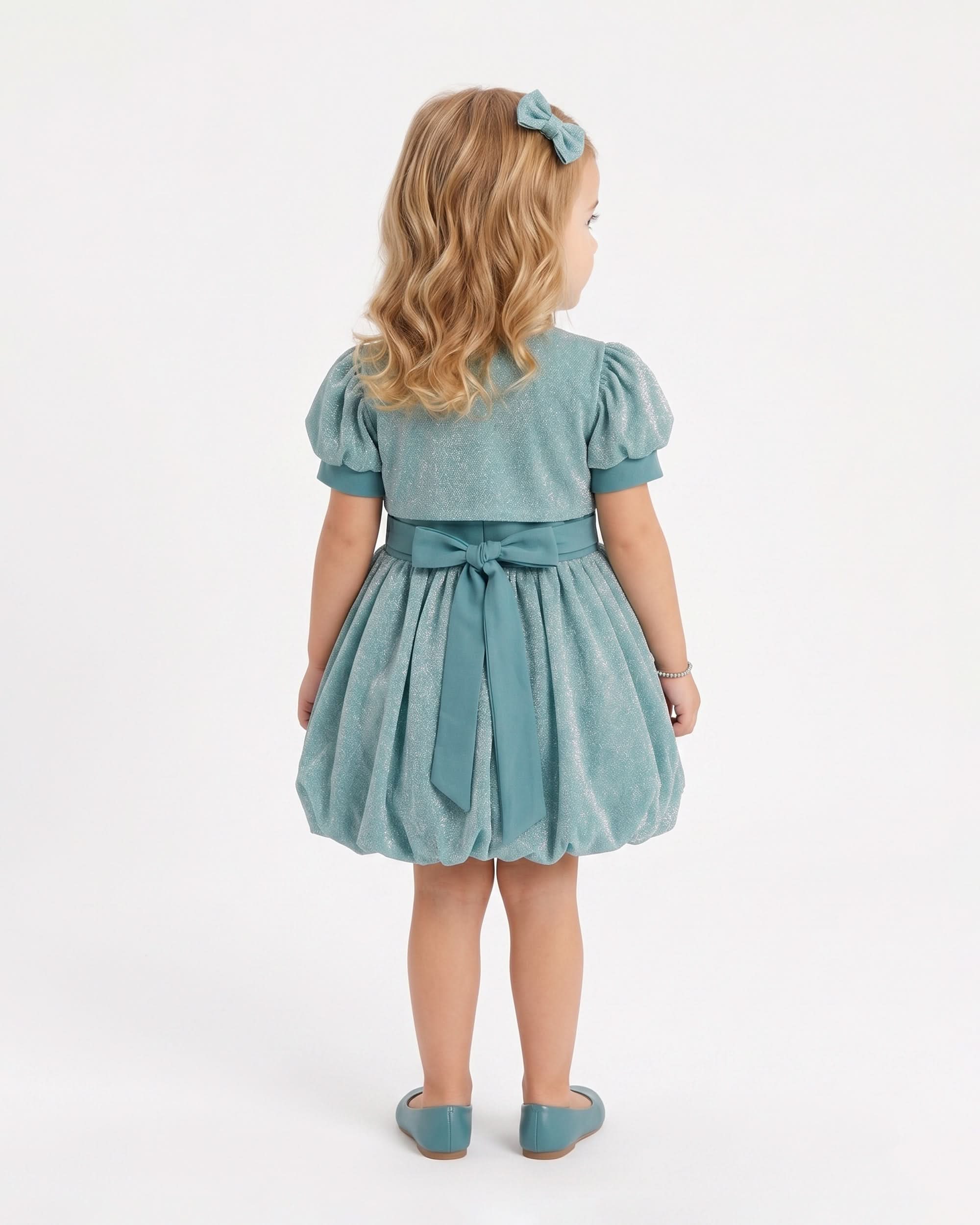 Eminent Girls Fancy Frock - Sky Blue, Girls Frocks, Eminent, Chase Value