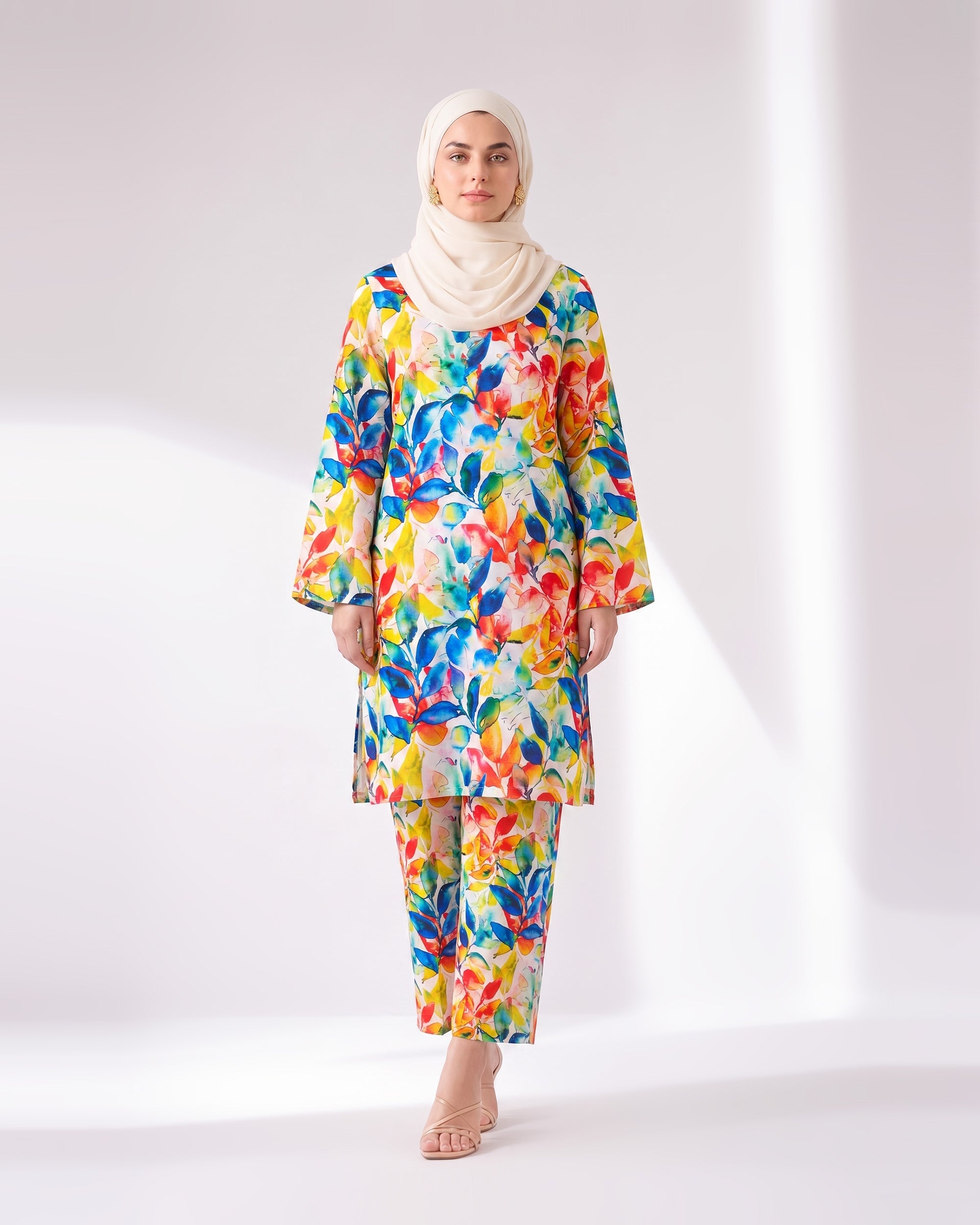 Valuables Women's Printed Unstitched 2 PC Suit