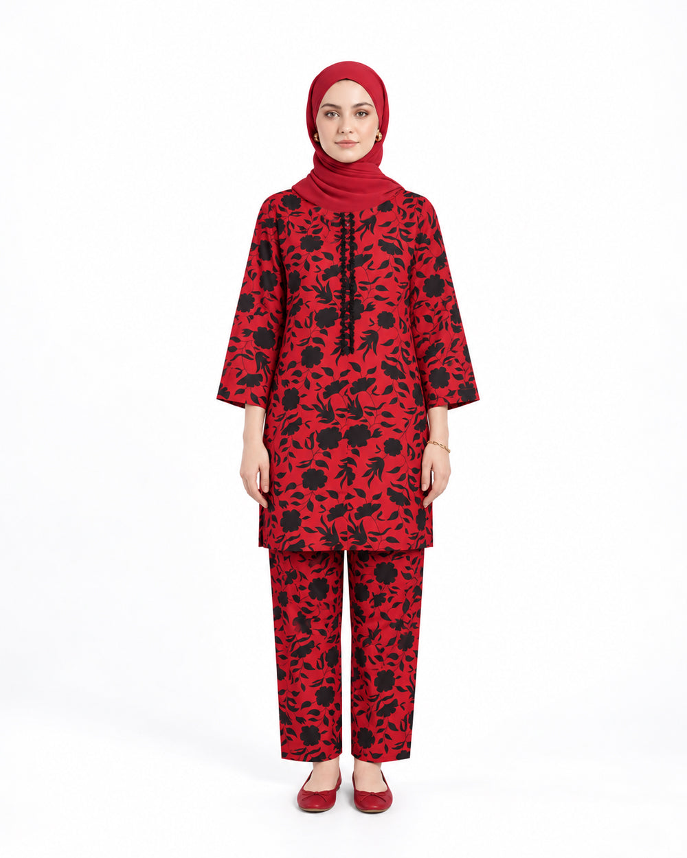 Women's Printed 2 Pc Suit