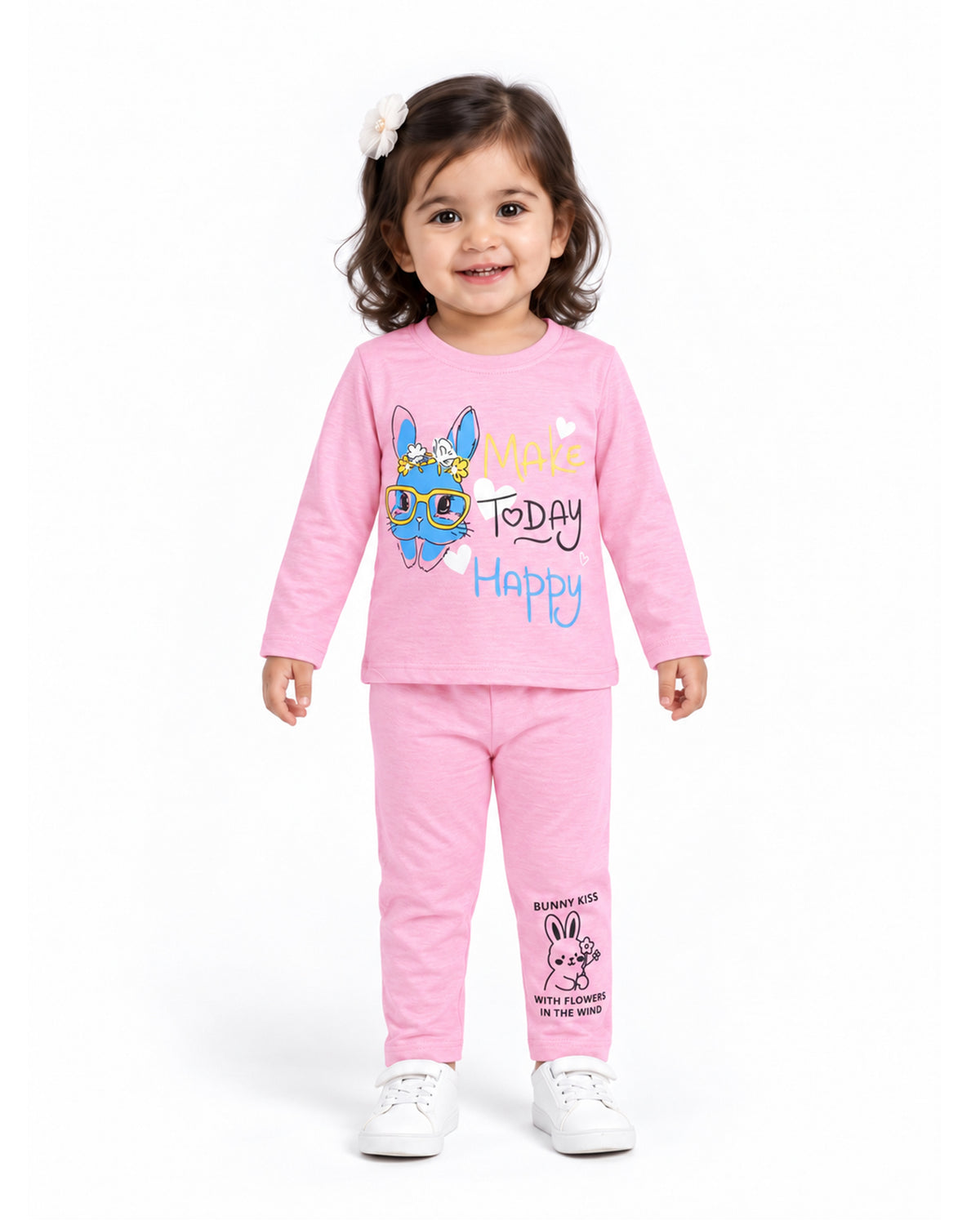 Valuables Girls Printed Full Sleeves Suit