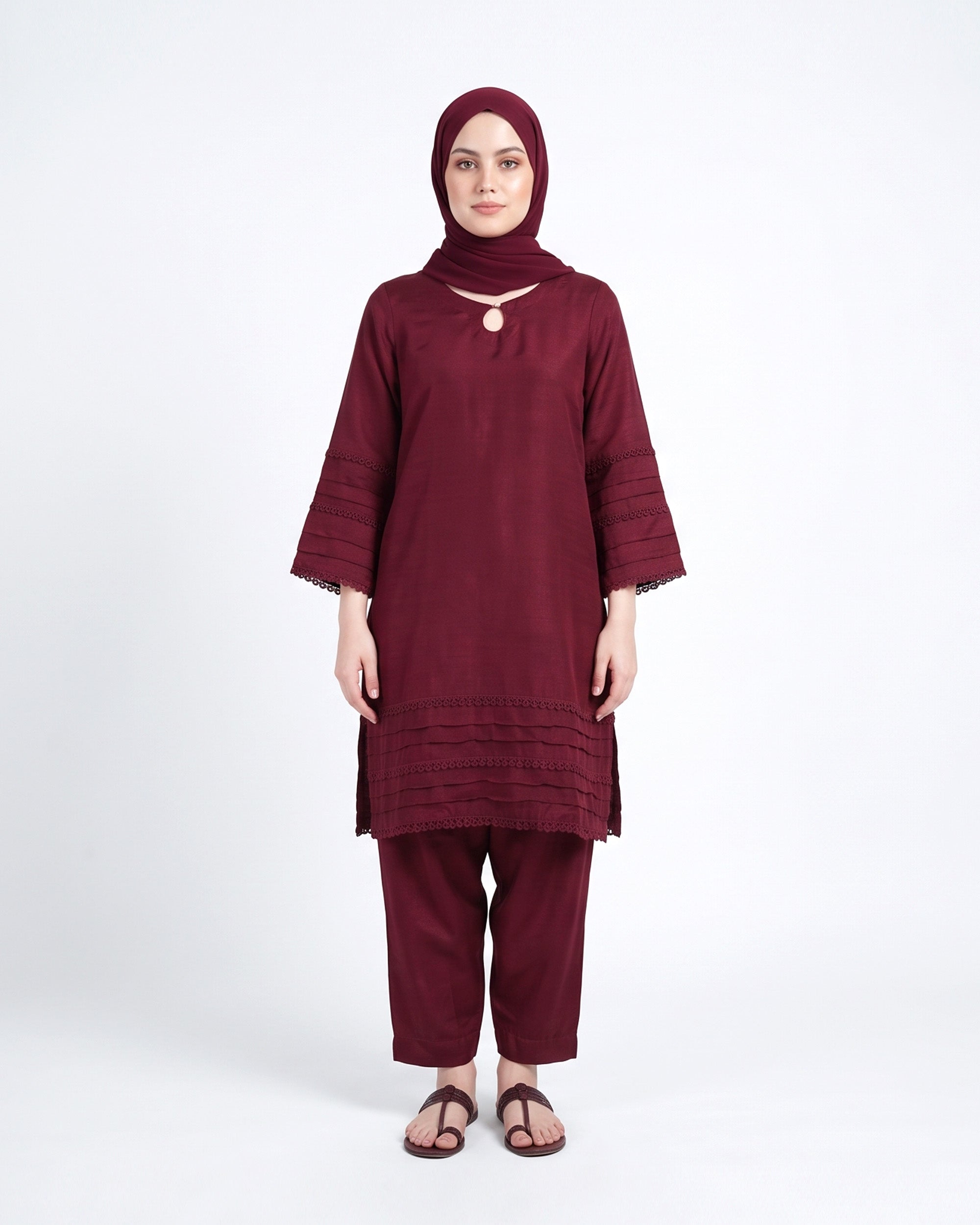 Valuables Women's Raw Silk Suit - 2 Pc