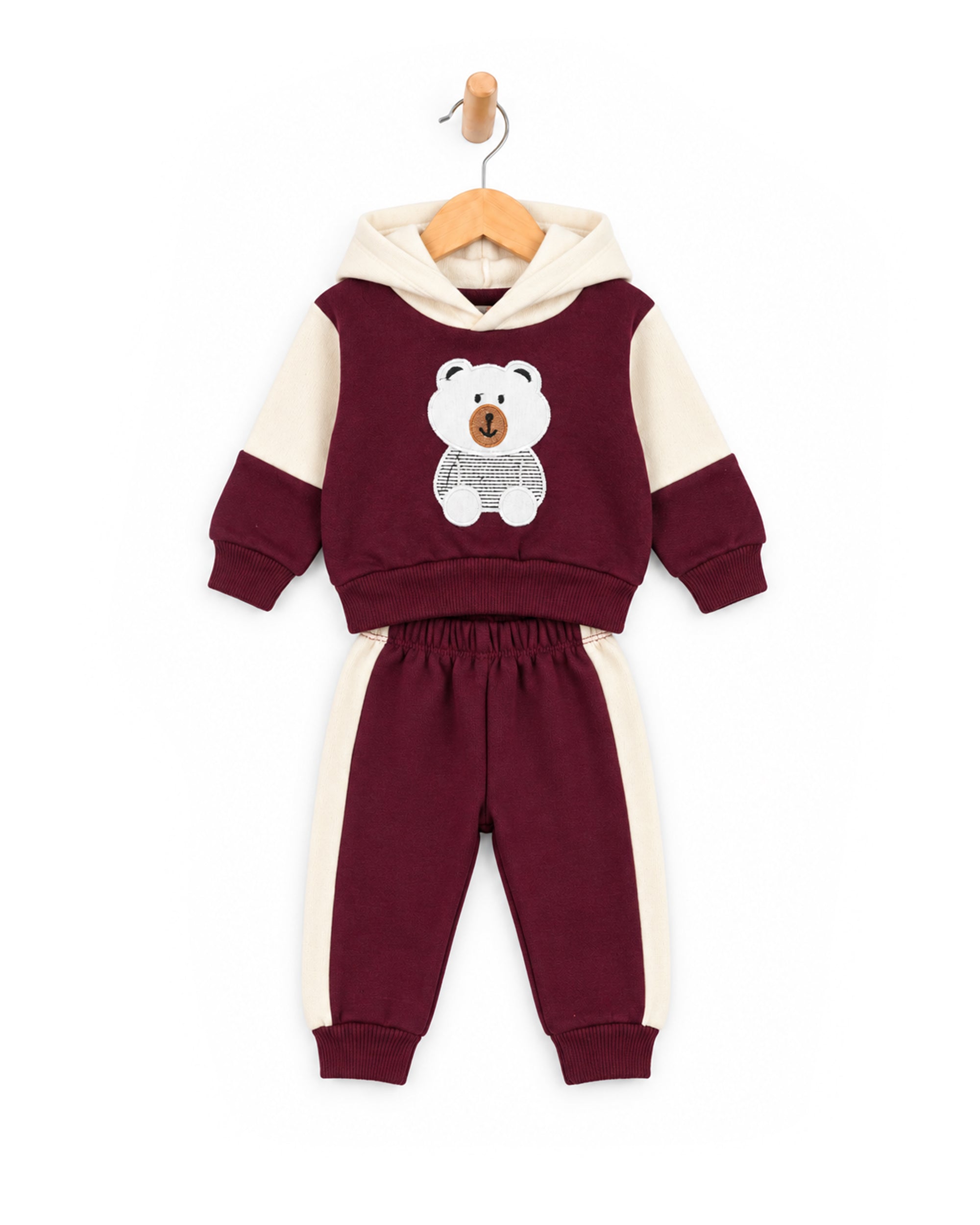 Valuables Newborn Boys Hooded Suit