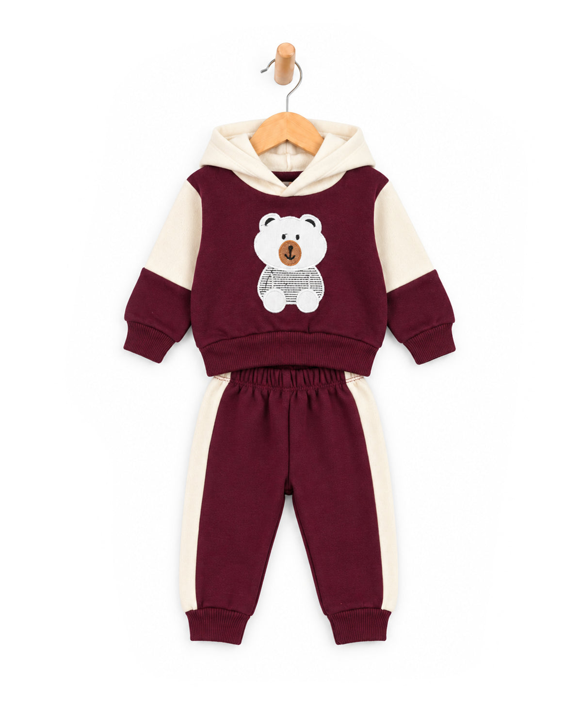 Valuables Newborn Boys Hooded Suit