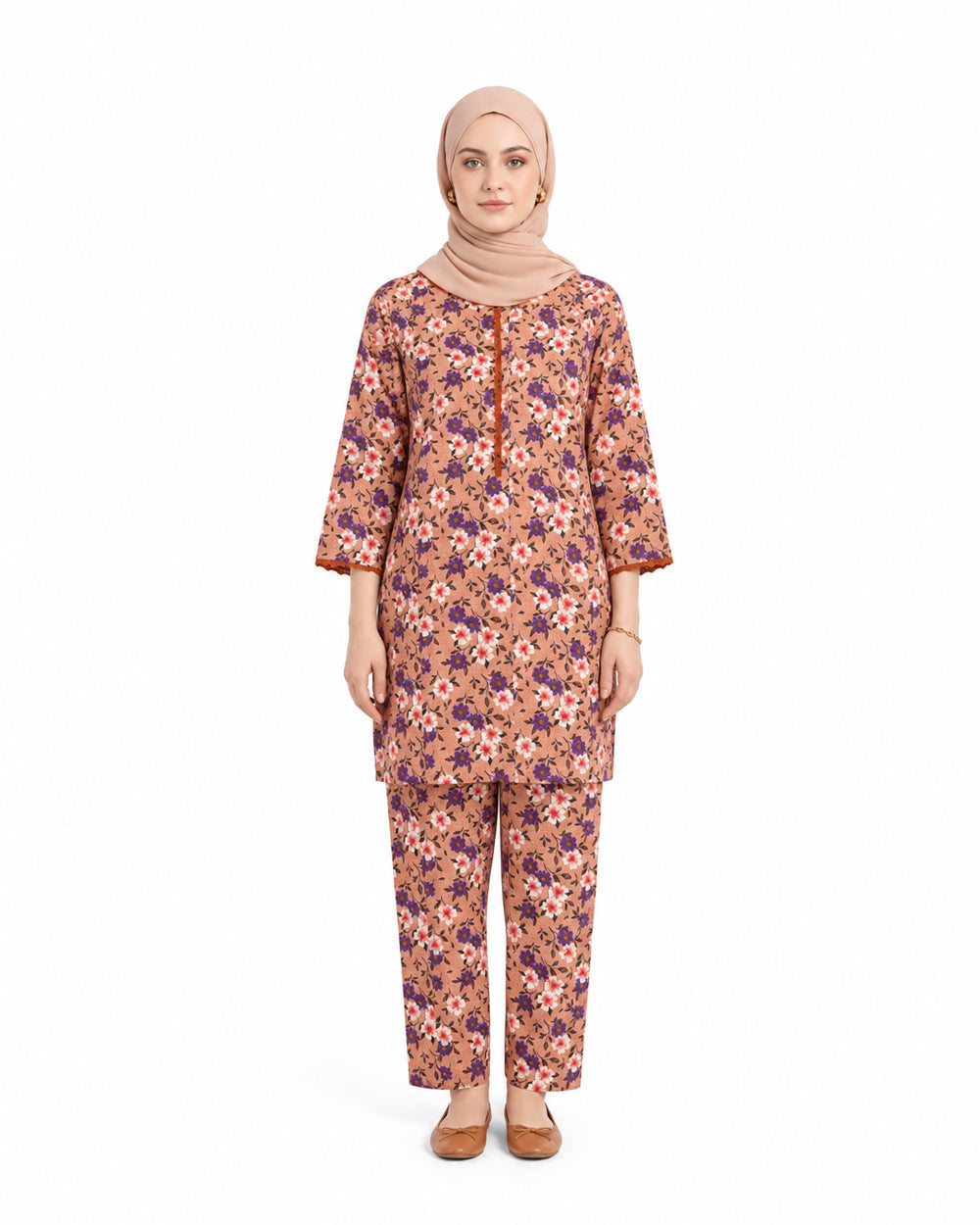 Women's Printed 2 Pc Suit