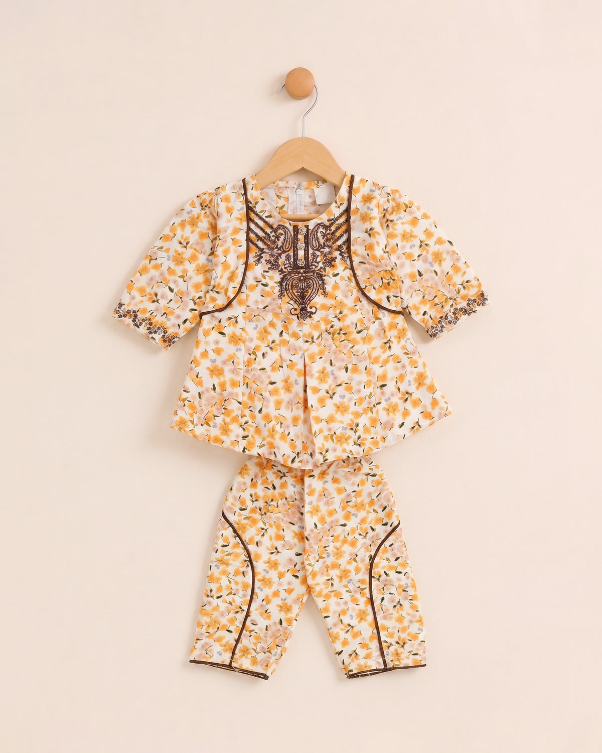 Newborn Girls 2 Pc Suit
