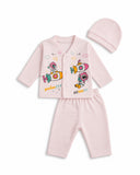 Newborn Boys Suit Set with Cap