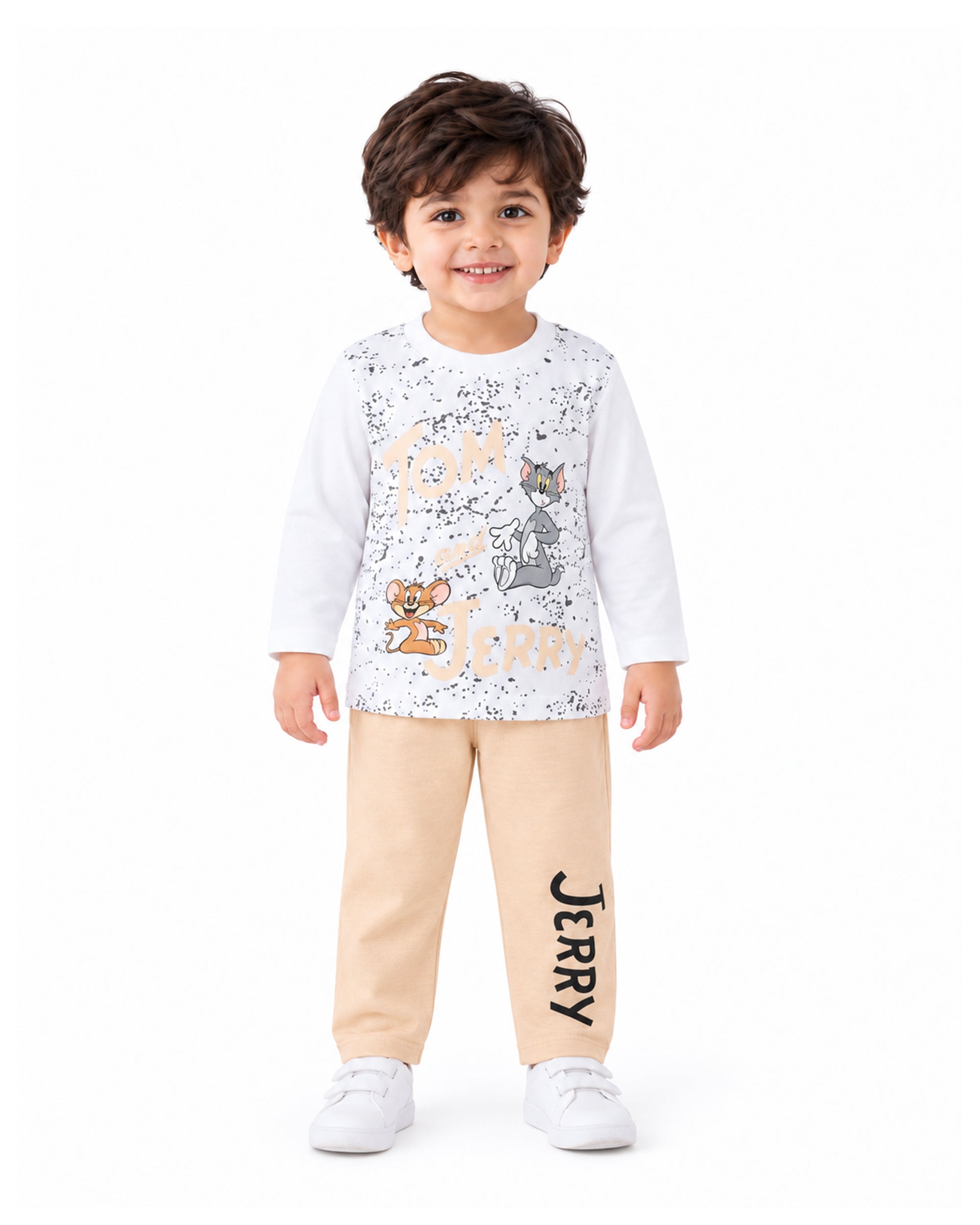 Valuables Boys Printed Full Sleeves Suit