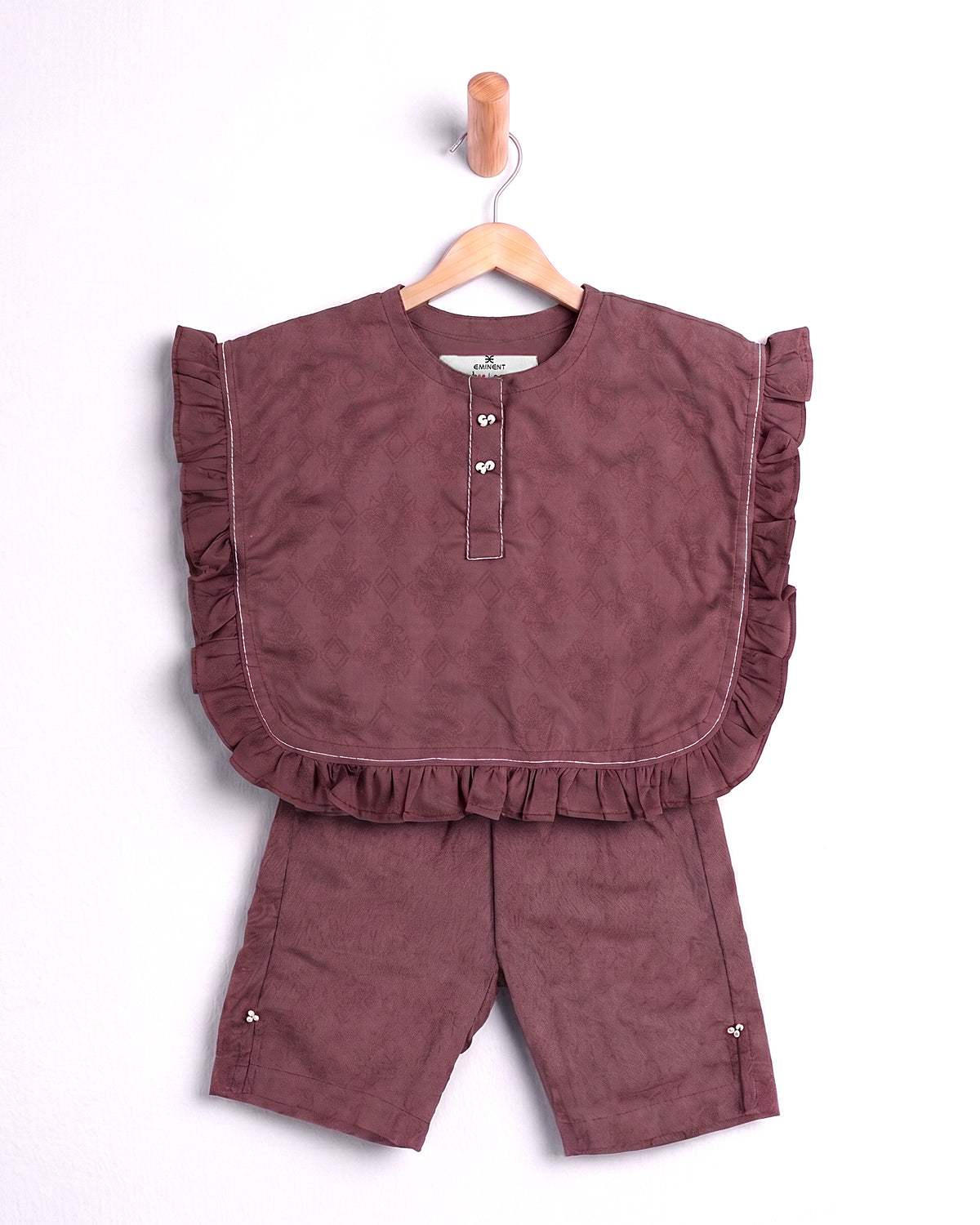 Eminent Newborn Girls' Plain Fusion 2Pc Suit