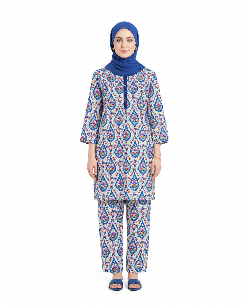 Women's Printed 2 Pc Suit